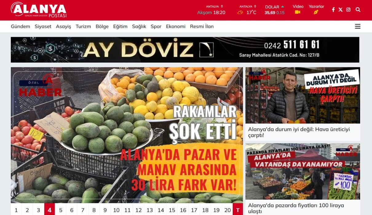 Antalya Haber - Alanyapostasi.com.tr